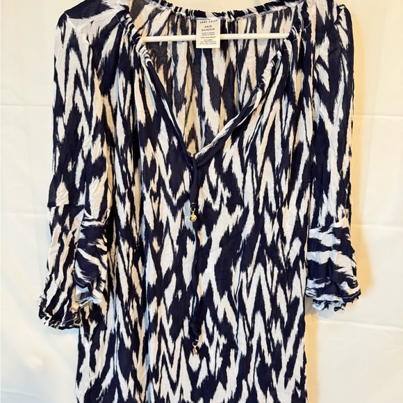 Anne Cole Limited Edition Women's Swim Cover-Up Navy & White Patterned XS/Small - Picture 11 of 11